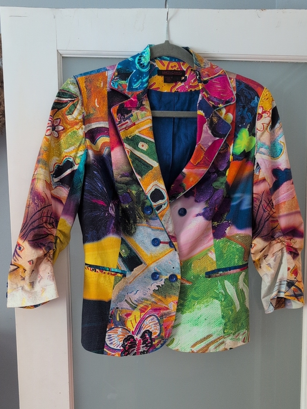 Simon Chang Multi-colour Blazer